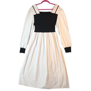 S.Deer concept long sleeve corduroy academia cottagecore dress size 2XL